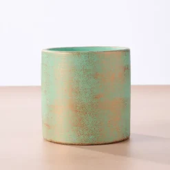 Chota Terracotta Mini Planter - Turquoise