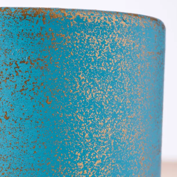 Chota Terracotta Mini Planter - Light Blue