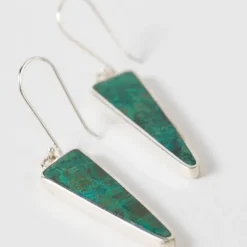 Chrysocolla Drop Earrings