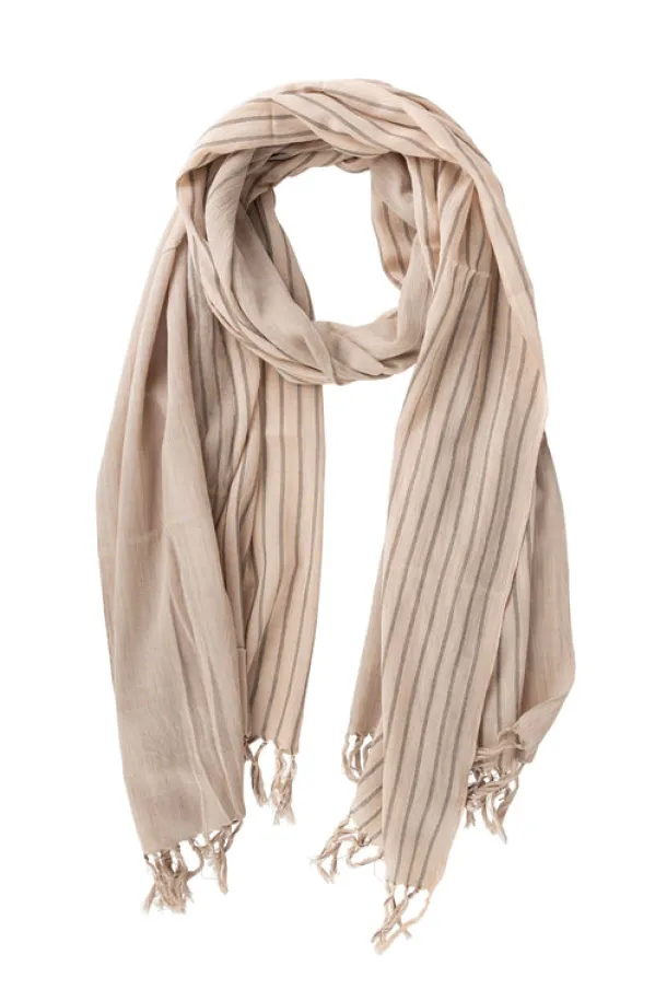 Cinnamon Stripes Scarf