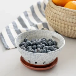 Ciya Blue Crackle Berry Bowl