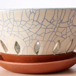 Ciya Blue Crackle Berry Bowl