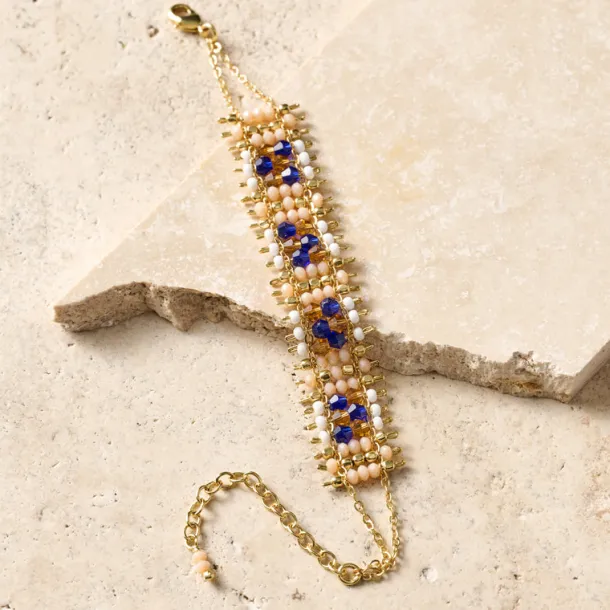 Clarity Hand Beaded Bracelet