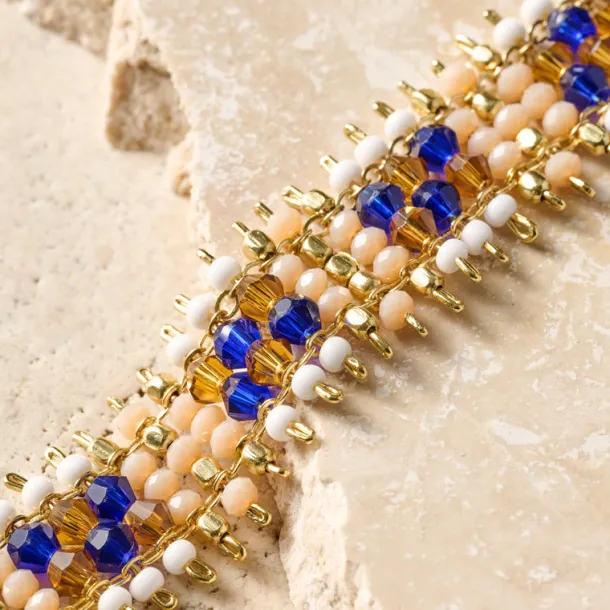 Clarity Hand Beaded Bracelet