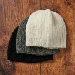 Coal Wool Knit Hat