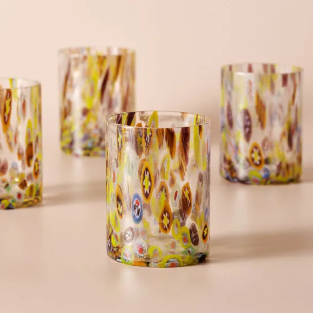 Confetti Cheena Glass Tumbler