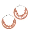 Crochet Hoop Earrings