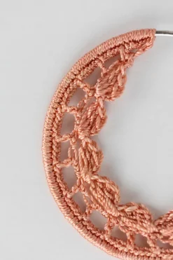 Crochet Hoop Earrings