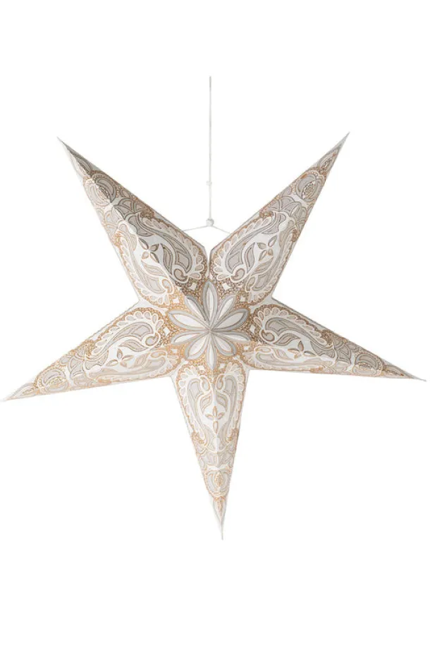 3D Paisley Paper Star