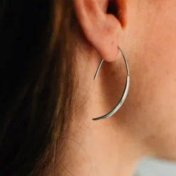 Damini Silver Teardrop Earrings