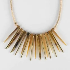 Earth Rays Fan Necklace