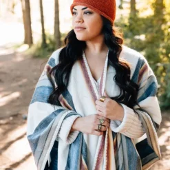 Ecuador Reversible Poncho