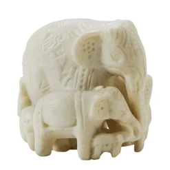 Elephant Family Statue