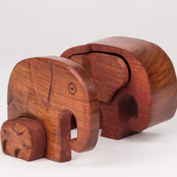 Elephant Puzzle Box