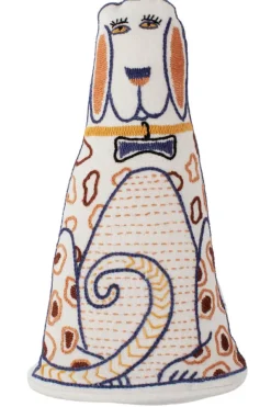 Embroidered Stuffed Dog