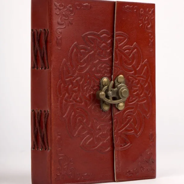 Endless Knot Leather Journal