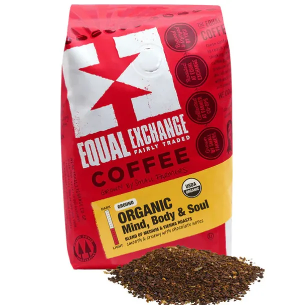 Equal Exchange Organic Mind, Body & Soul Coffee, drip grind