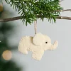 Felt Elephant Ornament