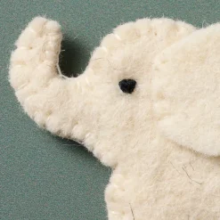 Felt Elephant Ornament