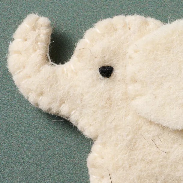 Felt Elephant Ornament