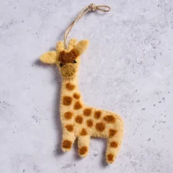 Felt Giraffe Ornament