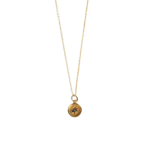 Find Your Way Compass Necklace