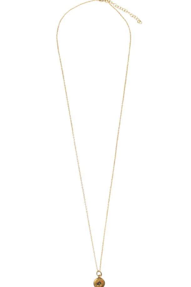 Find Your Way Compass Necklace