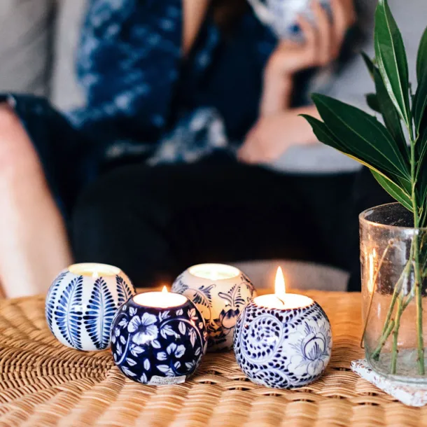 Flowering Tea Light Holder