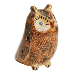 Folk Art Owl Ocarina
