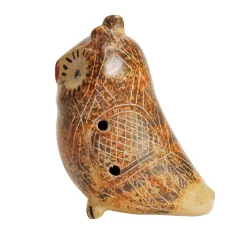 Folk Art Owl Ocarina
