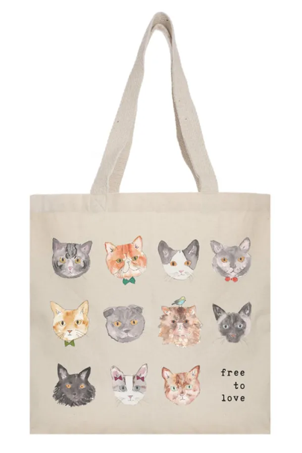 Free to Love Tote (Cats)