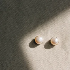 Freshwater Pearl Stud Earrings