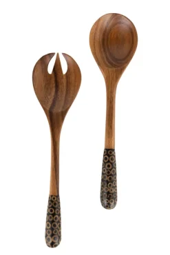 Gather Round Wood Salad Servers