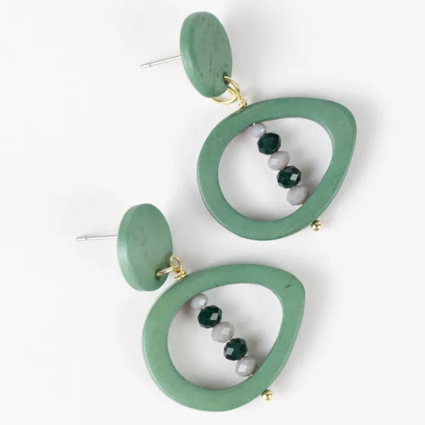 Green Eyes Earrings