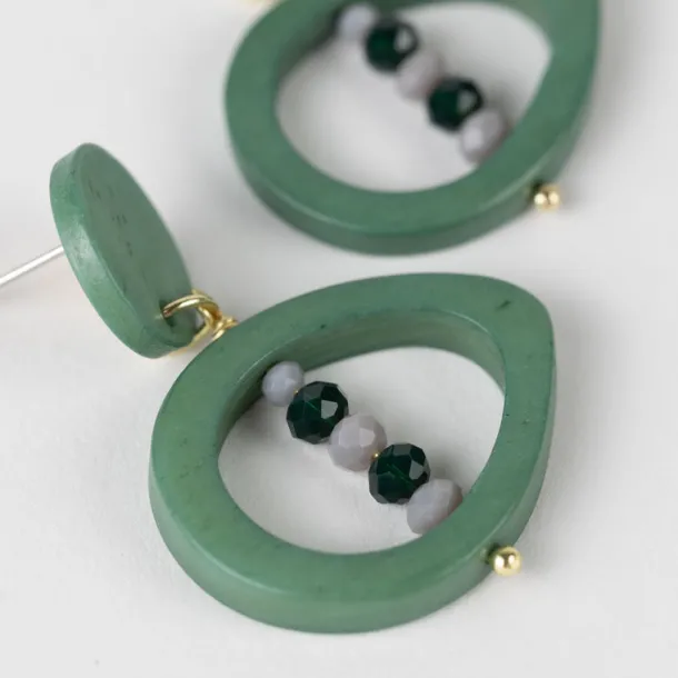 Green Eyes Earrings