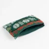 Green Jacquard Coin Purse