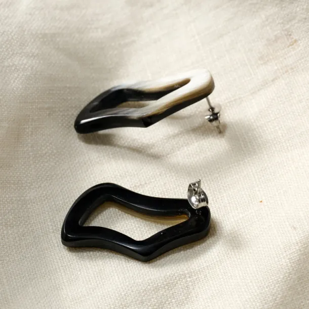 Hai Reclaimed Horn Post Earrings