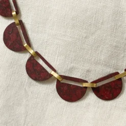 Half Moon Brass Choker