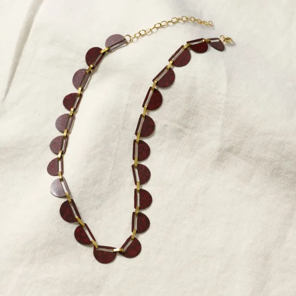 Half Moon Brass Choker