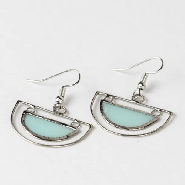 Half Moon Capiz Earrings