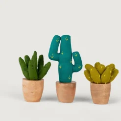 Handmade Mini Cotton Prickly Pear Cactus