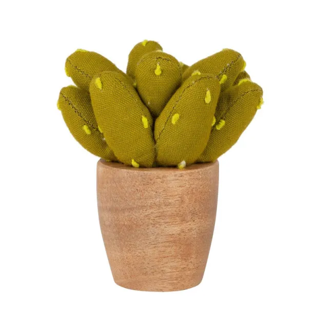 Handmade Mini Cotton Prickly Pear Cactus