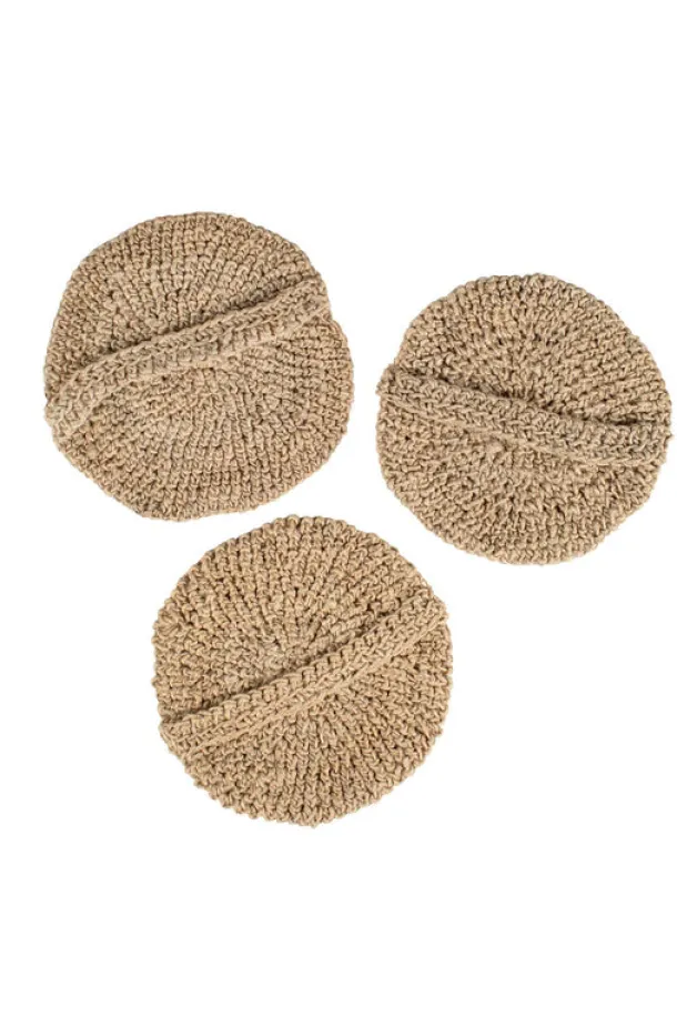 Hemp Kitchen Scrubber Set
