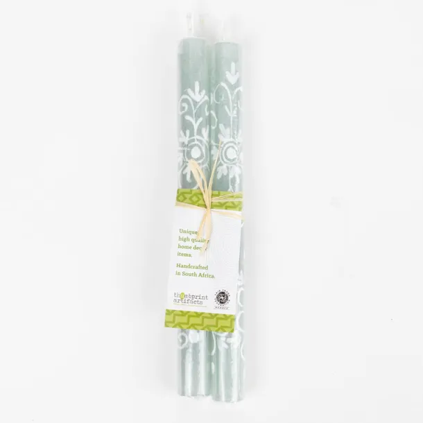 Henna Duck Egg Taper Candles