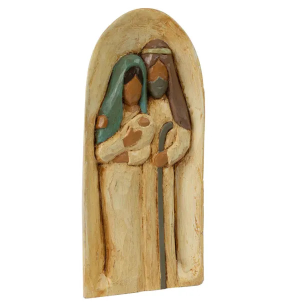 Holy Family Wood Carving