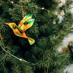 Hummingbird Mosaic Ornament
