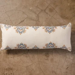Jatila Hand Embroidered Lumbar Pillow Cover