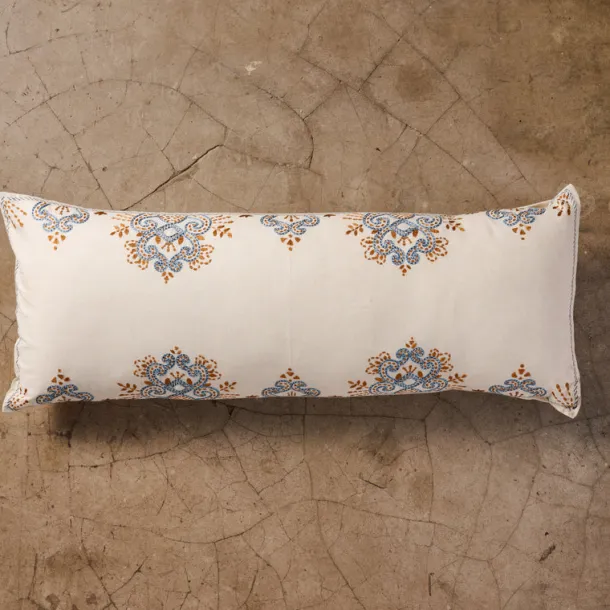 Jatila Hand Embroidered Lumbar Pillow Cover