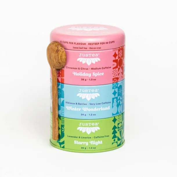 JusTea Holiday Tea Trio