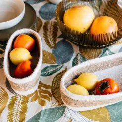 Jute French Bread Basket